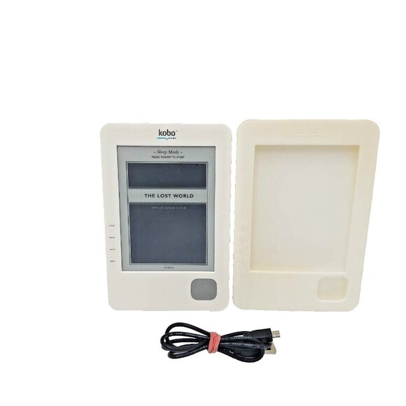 Kobo Electronic Reader N647 e-Reader with Silicone Cover and USB Charging Cable - Picture 1 of 11
